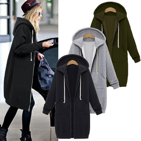Longline Hooded Jumper