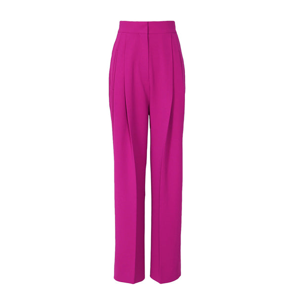 High Waisted Wide Leg Trousers