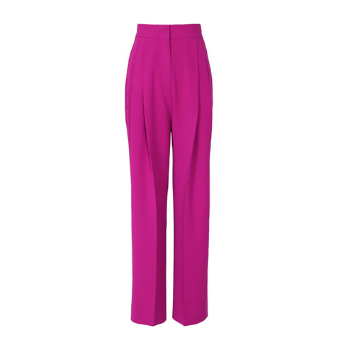 High Waisted Wide Leg Trousers