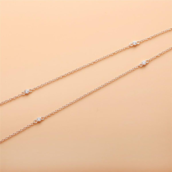 Three Stone Necklace