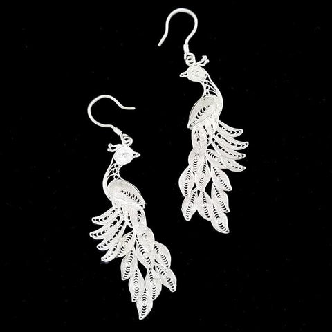 Peacock Earrings