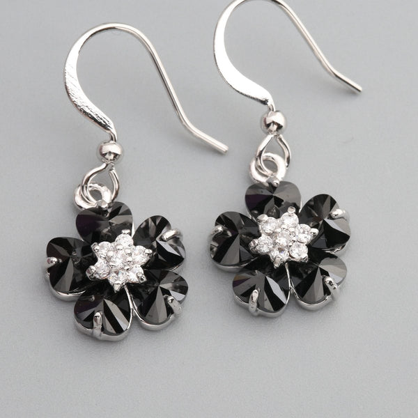 Flower Stone Earrings
