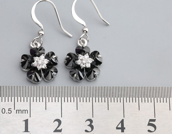 Flower Stone Earrings